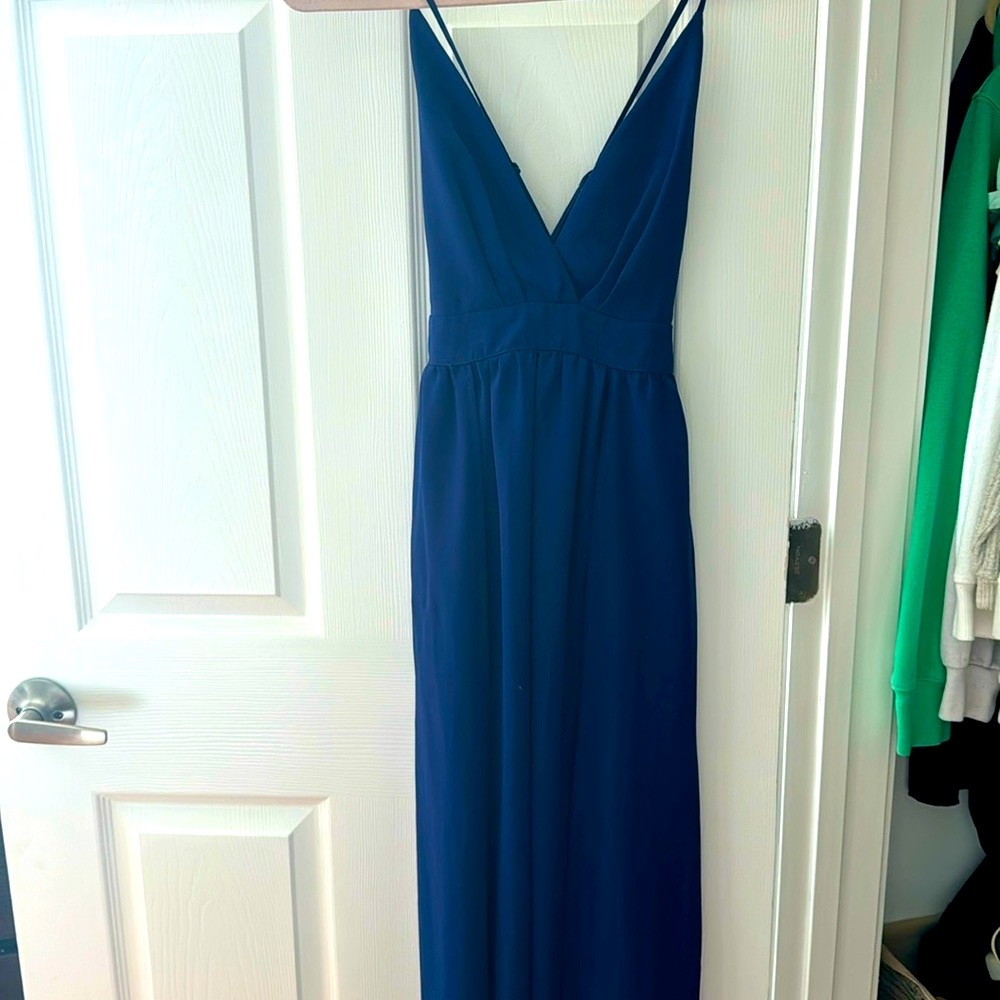 Blue dress